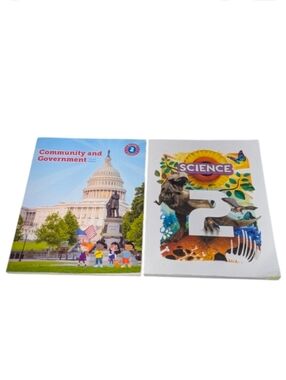 BJU Press 2nd Grade Science Community Government Student Textbooks Christian
